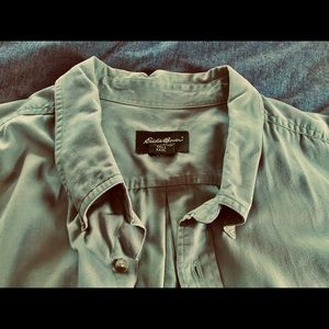 Eddie Bauer 3XL tall men’s casual button down long sleeve shirt